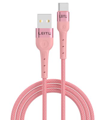 کابل تبدیل USB به USB-C لیتو مدل LD-20 طول 1 متر